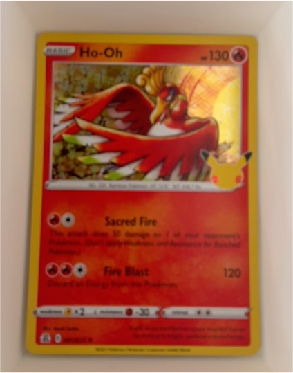 2021 Pokemon Celebrations #001 Ho-Oh — front