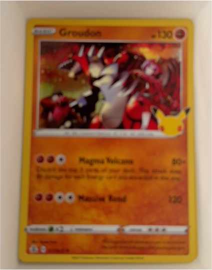 2021 Pokemon Celebrations #017 Groudon — front