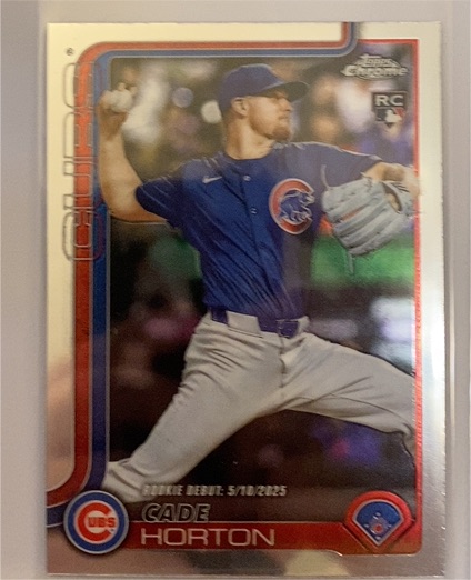 2025 Topps Chrome Update #USC102 Cade Horton — front