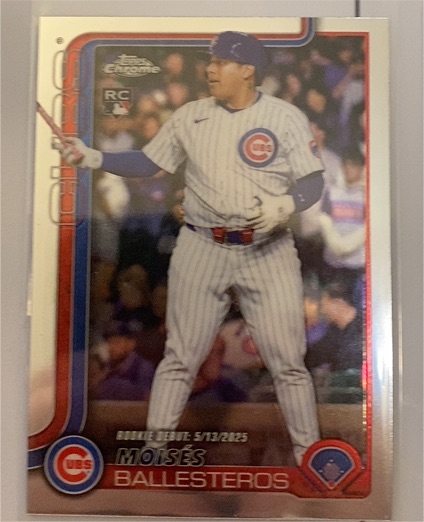 2025 Topps Chrome Update #US236 Moises Ballesteros — front