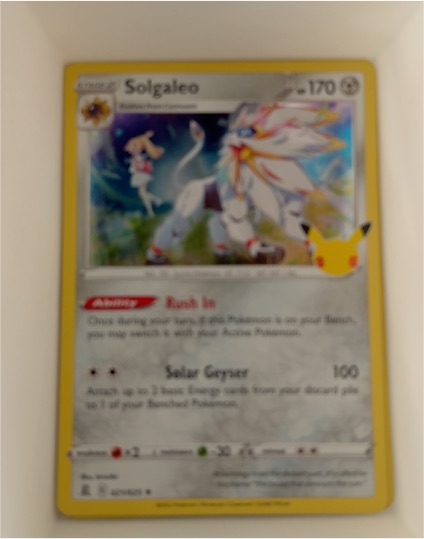 2021 Pokemon Celebrations #021 Solgaleo — front