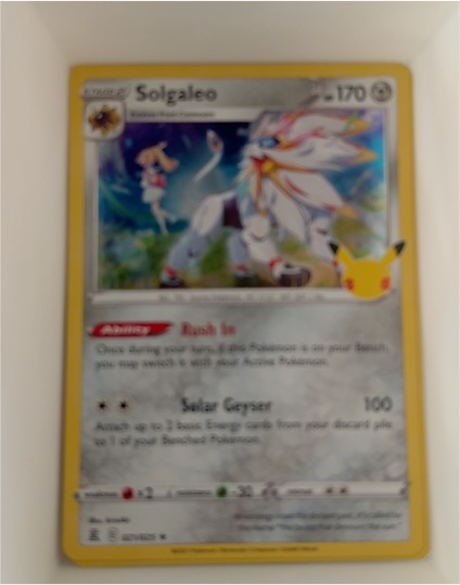 2021 Pokémon Celebrations #021 Solgaleo — front