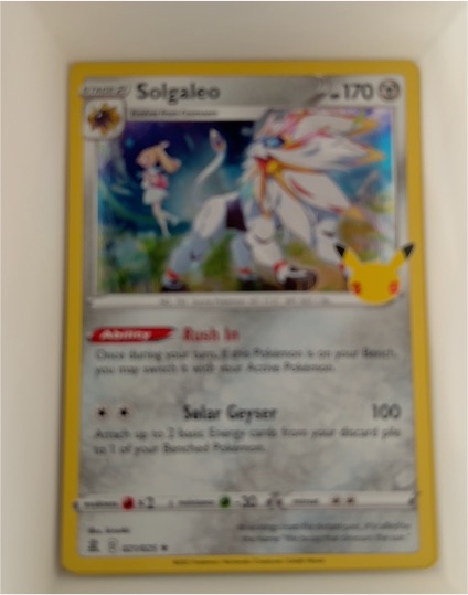 2021 Pokémon Celebrations #021 Solgaleo — front