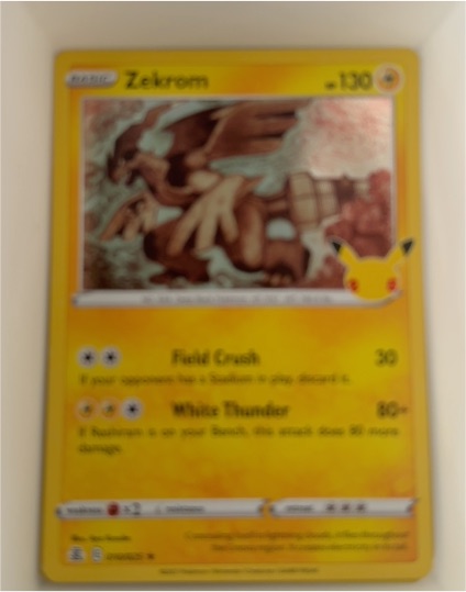 2021 Pokémon Celebrations #010 Zekrom — front