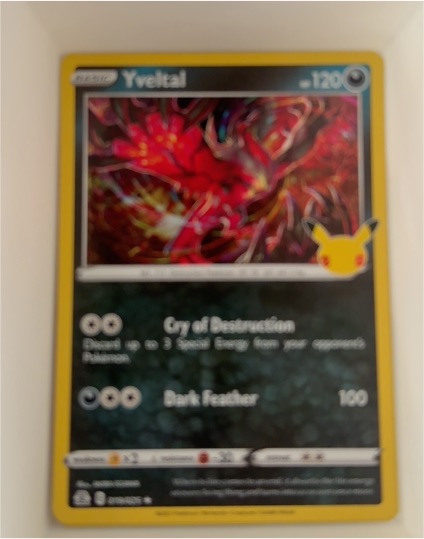 2021 Pokemon Celebrations #019 Yveltal — front