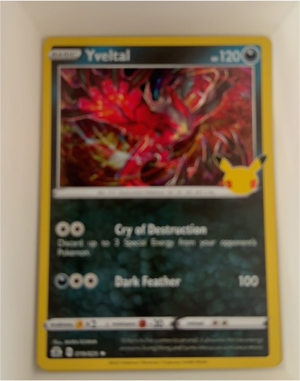 2021 Pokémon TCG Celebrations #019 Yveltal — front