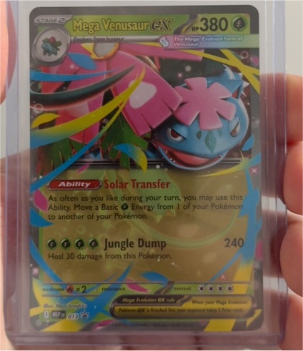 2025 Black Star Promo MEP #013 Mega Venusaur ex — front