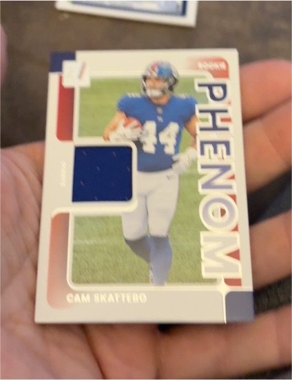 2025 Panini Donruss #RPJ-CSO Cam Skattebo Rookie Phenom Patch — front