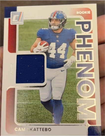 2025 Panini Donruss #RPJ-CSO Cam Skattebo Rookie Phenom — front