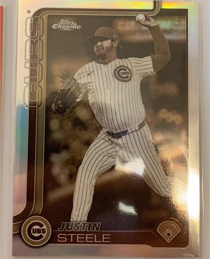 2025 Topps Chrome Update #USC3 Justin Steele — front