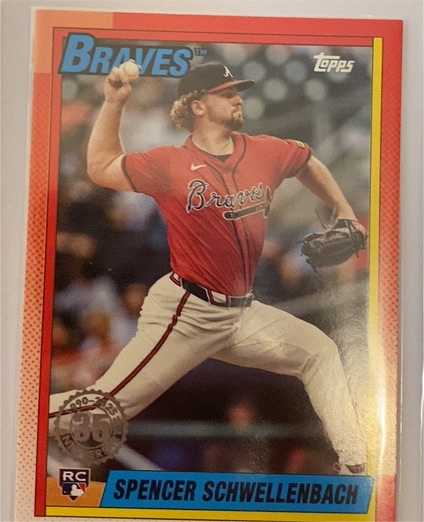 2025 Topps Series 1 35th Anniversary #T90-34 Spencer Schwellenbach — front