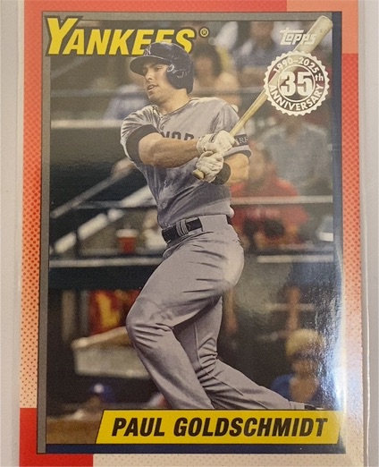 2025 Topps Series 2 1990 Topps 35th Anniversary #90B2-46 Paul Goldschmidt — front