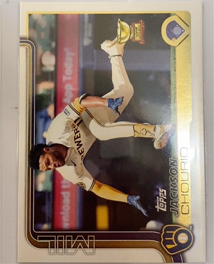 2025 Topps Series 2 #376 Jackson Chourio — front