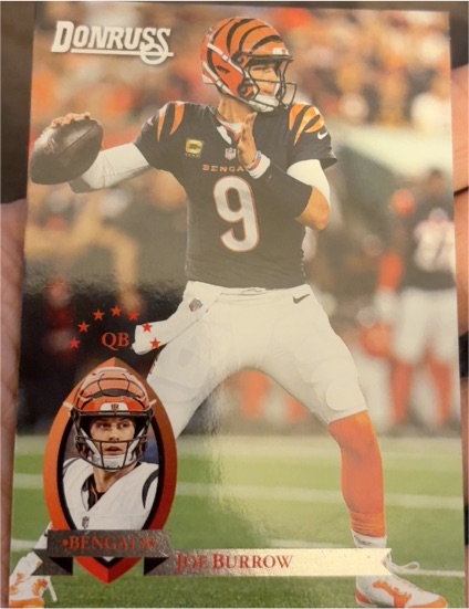 2025 Donruss #27 Joe Burrow Retro 1995 — front