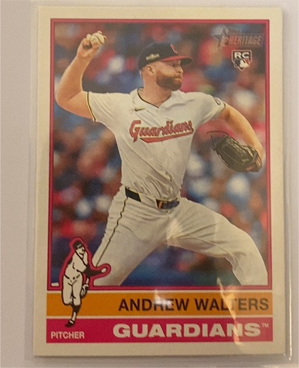 2025 Topps Heritage #484 Andrew Walters — front