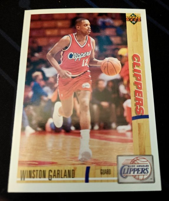 1991-92 Upper Deck #40 Winston Garland — front