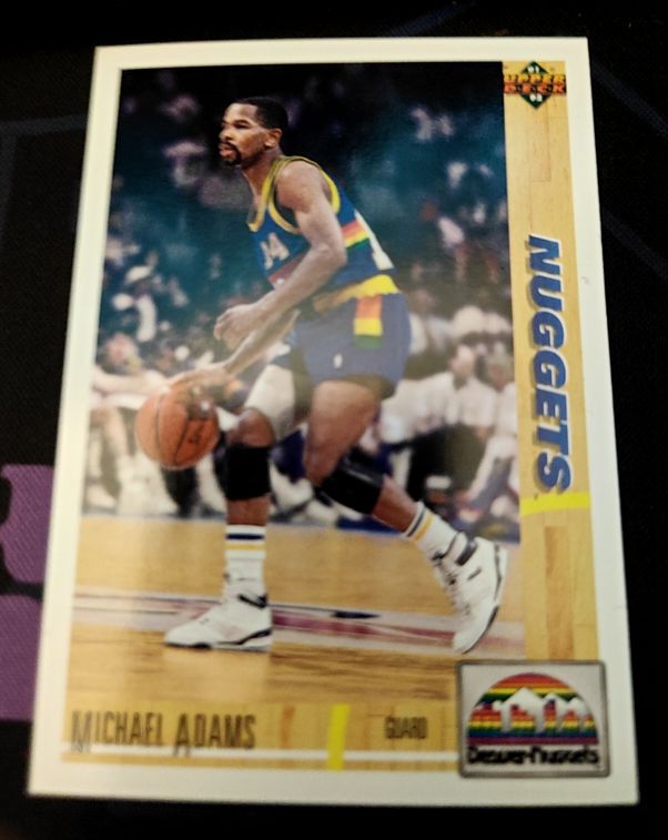 1991-92 Upper Deck #43 Michael Adams — front