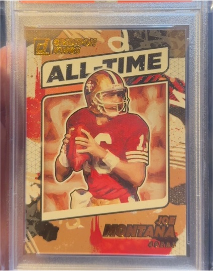 2021 Panini Donruss All-Time Gridiron Kings #AT-3 Joe Montana — front