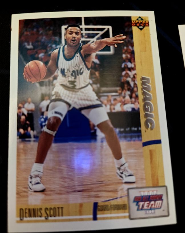 1991-92 Upper Deck #38 Dennis Scott Orlando Magic — front