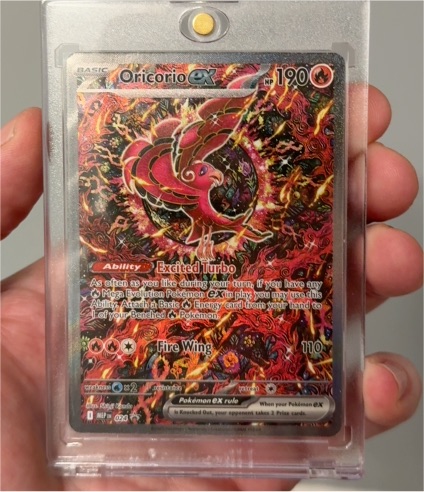 Pokémon Oricorio ex 024 Phantasmal Flames Black Star Promo — front