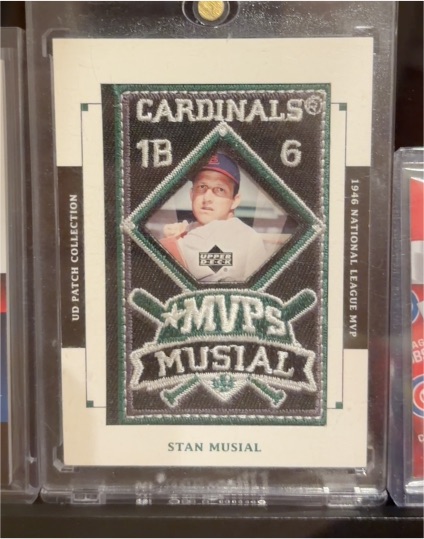 2003 Upper Deck Patch Collection #MVP-20 Stan Musial — front