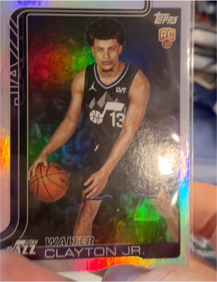 2025-26 Topps #218 Walter Clayton Jr. — front