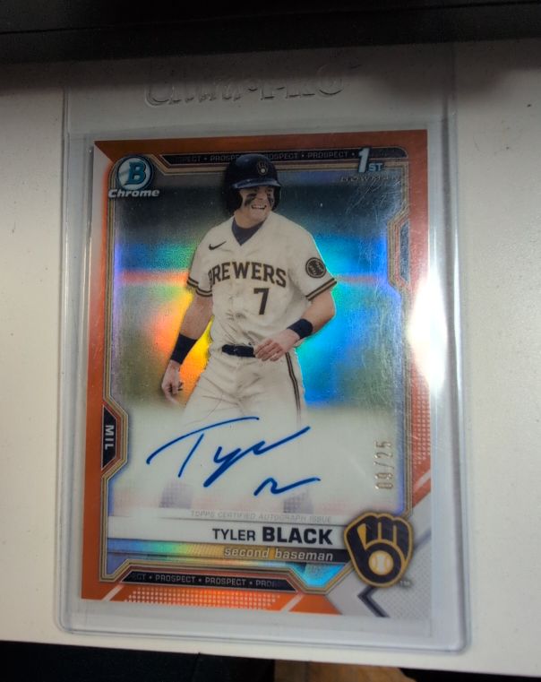 2021 Bowman Chrome Draft #1st Tyler Black — front