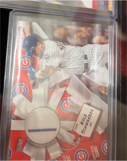 2019 Topps Walmart Holiday Mega #WHR-KS Kyle Schwarber — front