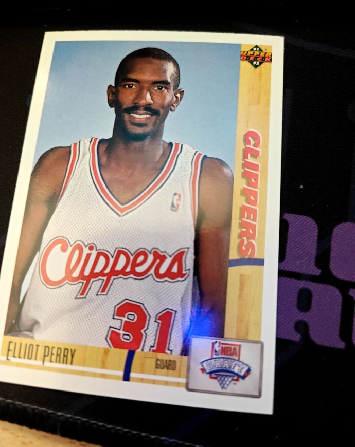 1991-92 Upper Deck NBA Draft Elliot Perry — front
