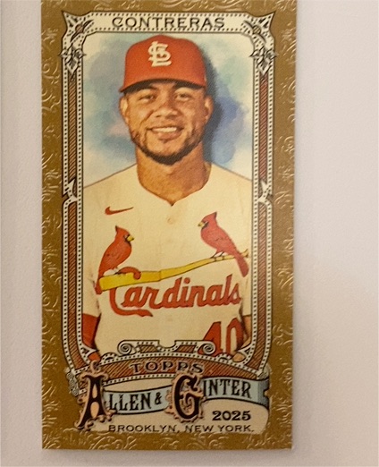 2025 Topps Allen & Ginter #199 Willson Contreras — front