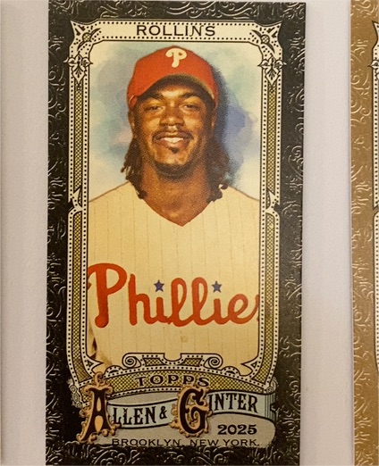 2025 Topps Allen & Ginter #159 Jimmy Rollins — front