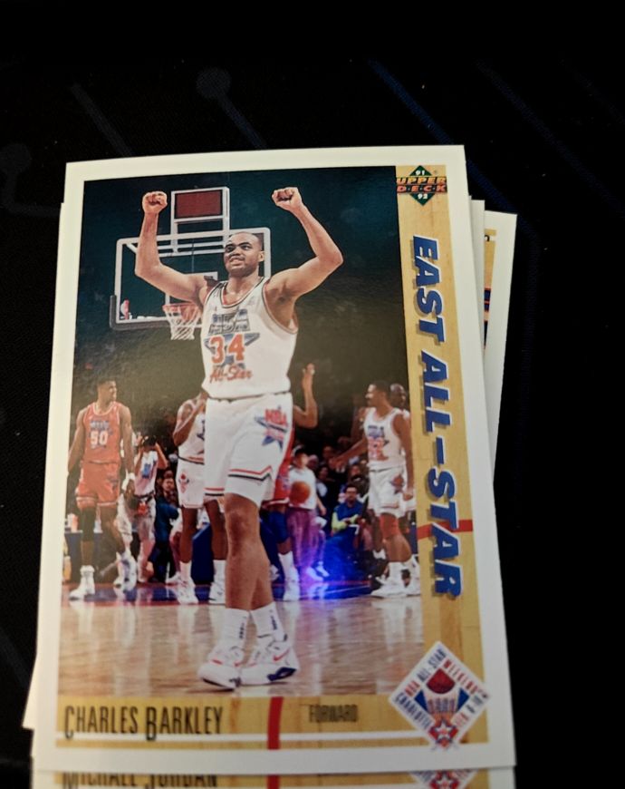 1991-92 Upper Deck #70 Charles Barkley East All Star 76ers — front
