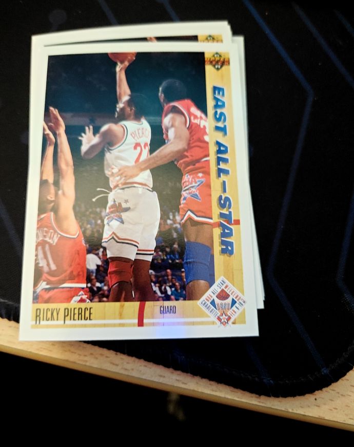 1991 Upper Deck East All-Star Ricky Pierce — front