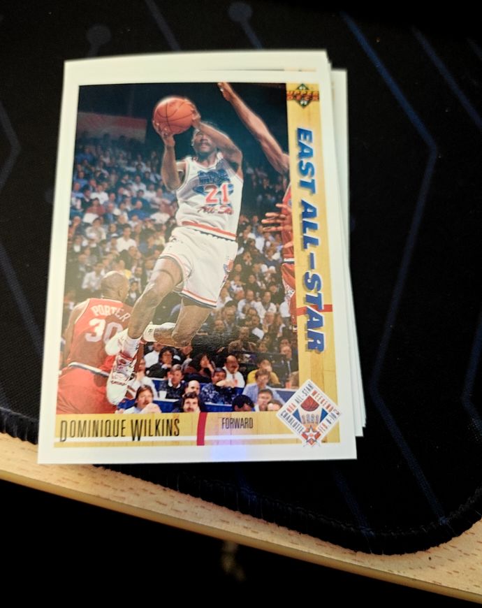 1991-92 Upper Deck #66 Dominique Wilkins — front