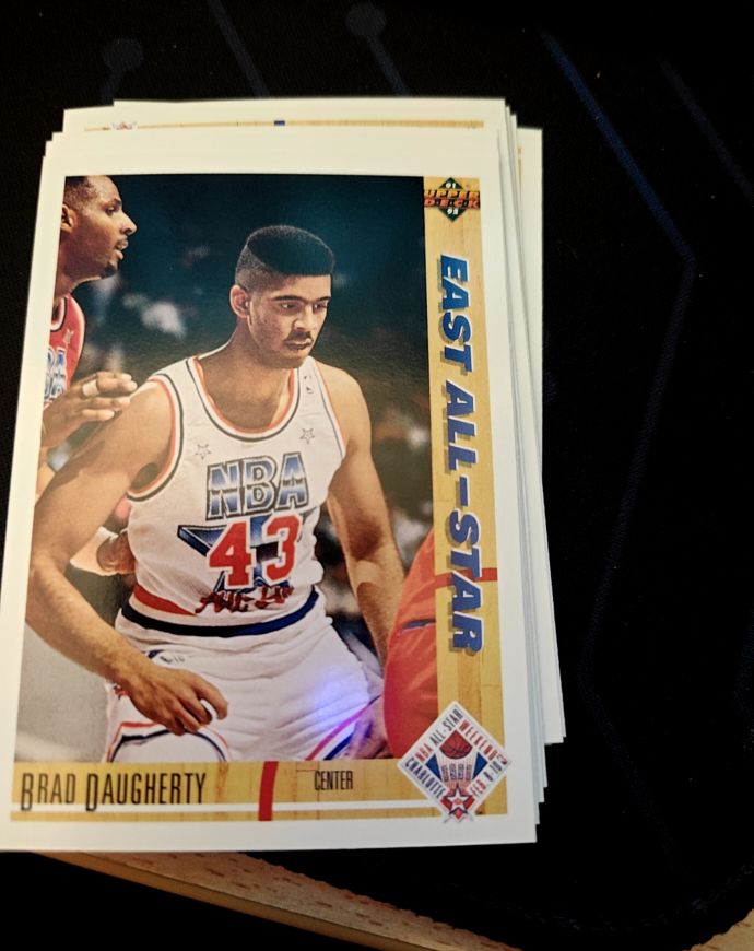1991-92 Upper Deck #63 Brad Daugherty East All-Star — front