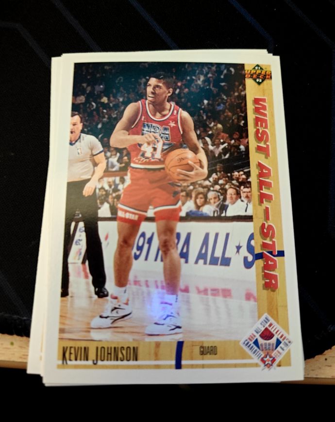 1991-92 Upper Deck #59 Kevin Johnson — front
