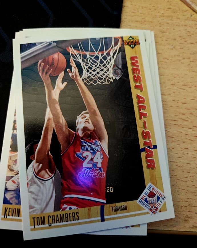 1991-92 Upper Deck #56 Tom Chambers West All-Star — front