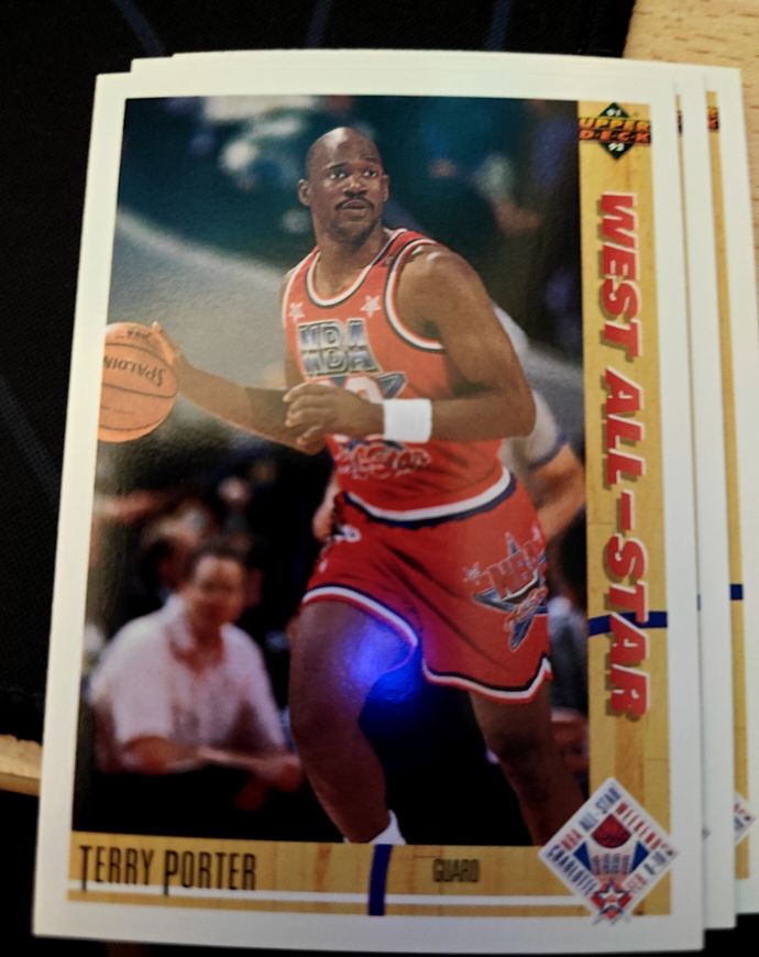 1991-92 Upper Deck #54 Terry Porter — front