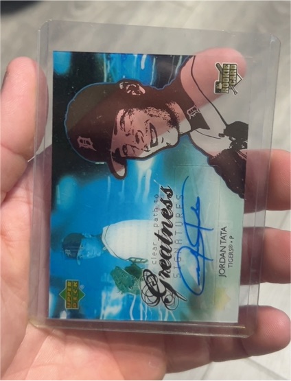 2006 Upper Deck Future Stars Clear Path to Greatness Jordan Tata — front