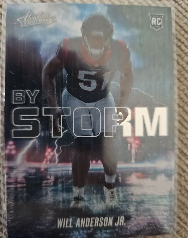 2023 Panini Absolute #BST-3 Will Anderson Jr. By Storm — front