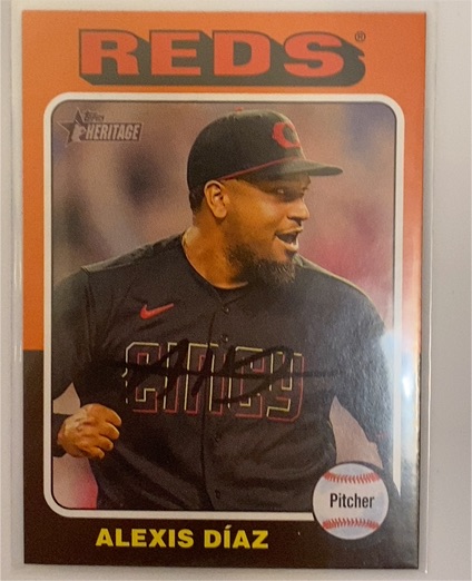 2024 Topps Heritage #39 Alexis Díaz — front
