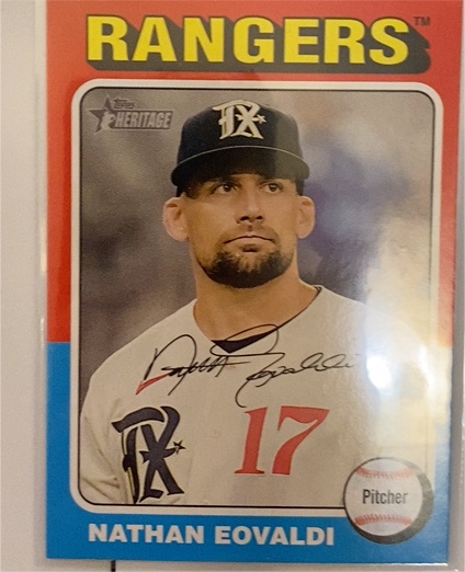 2024 Topps Heritage #82 Nathan Eovaldi — front