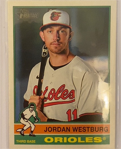 2025 Topps Heritage #438 Jordan Westburg — front
