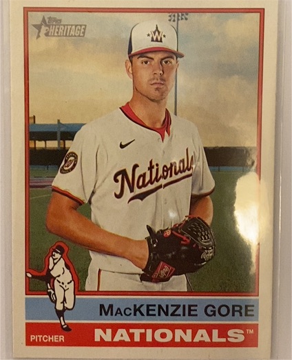 2025 Topps Heritage #467 MacKenzie Gore — front