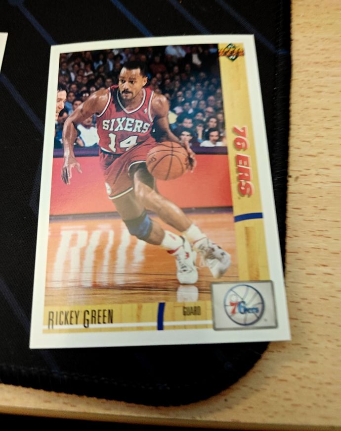 1991-92 Upper Deck Basketball #112 Rickey Green — front