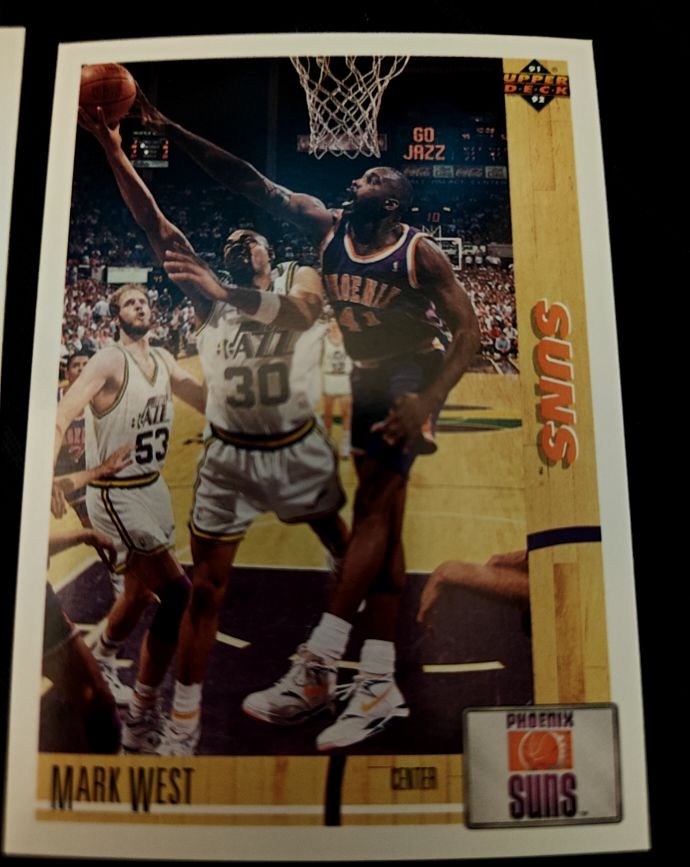 1991-92 Upper Deck #115 Mark West — front