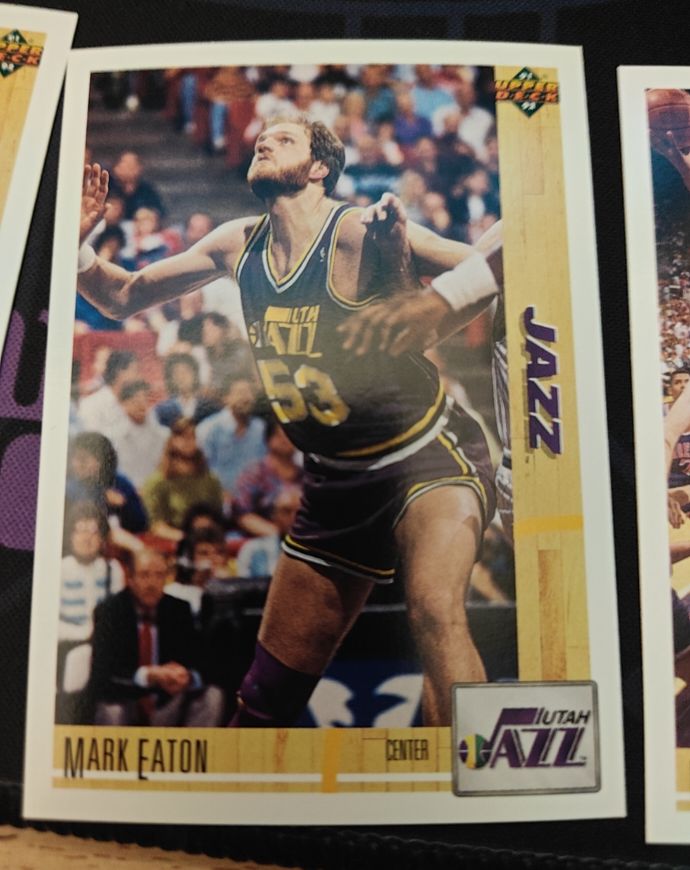 1991-92 Upper Deck #116 Mark Eaton Utah Jazz — front