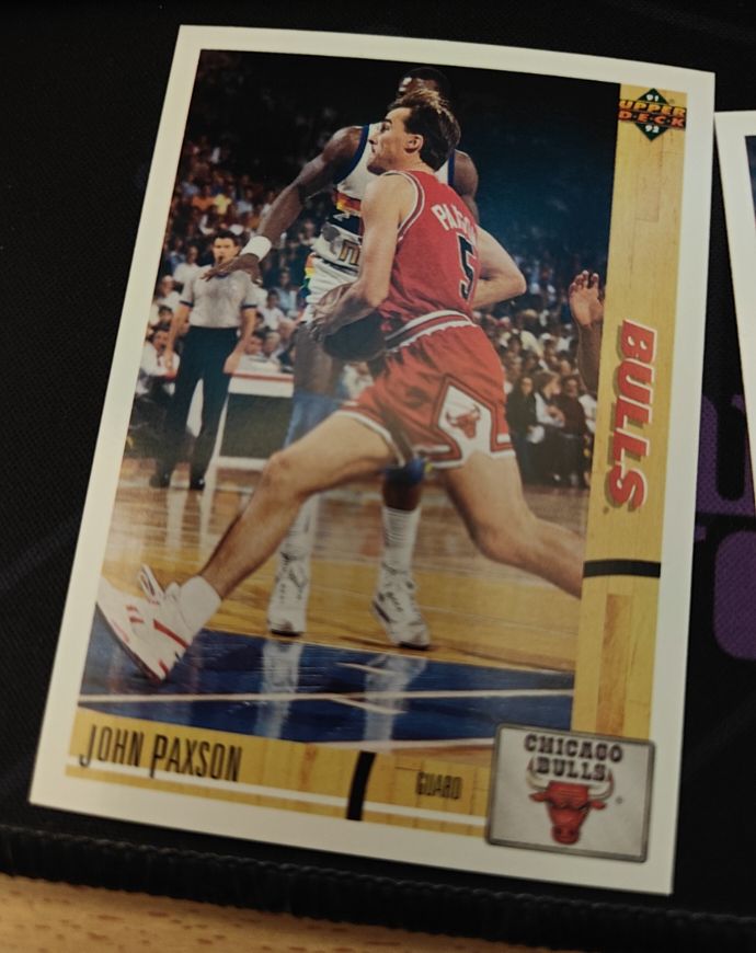 1991-92 Upper Deck #117 John Paxson — front