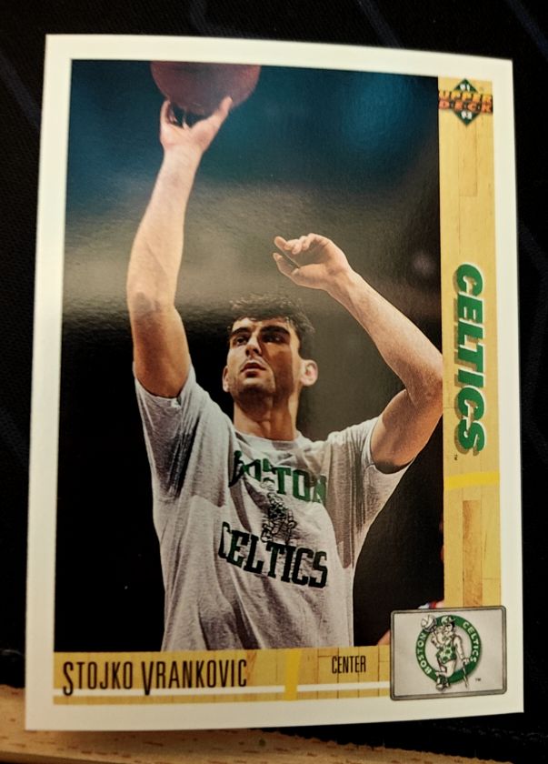 1991-92 Upper Deck #103 Stojko Vrankovic Boston Celtics — front