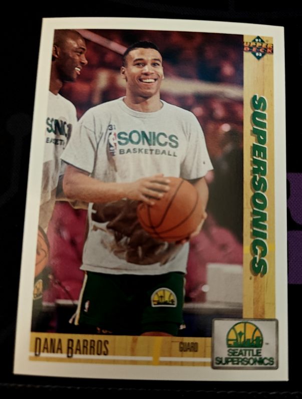 1991-92 Upper Deck #102 Dana Barros — front